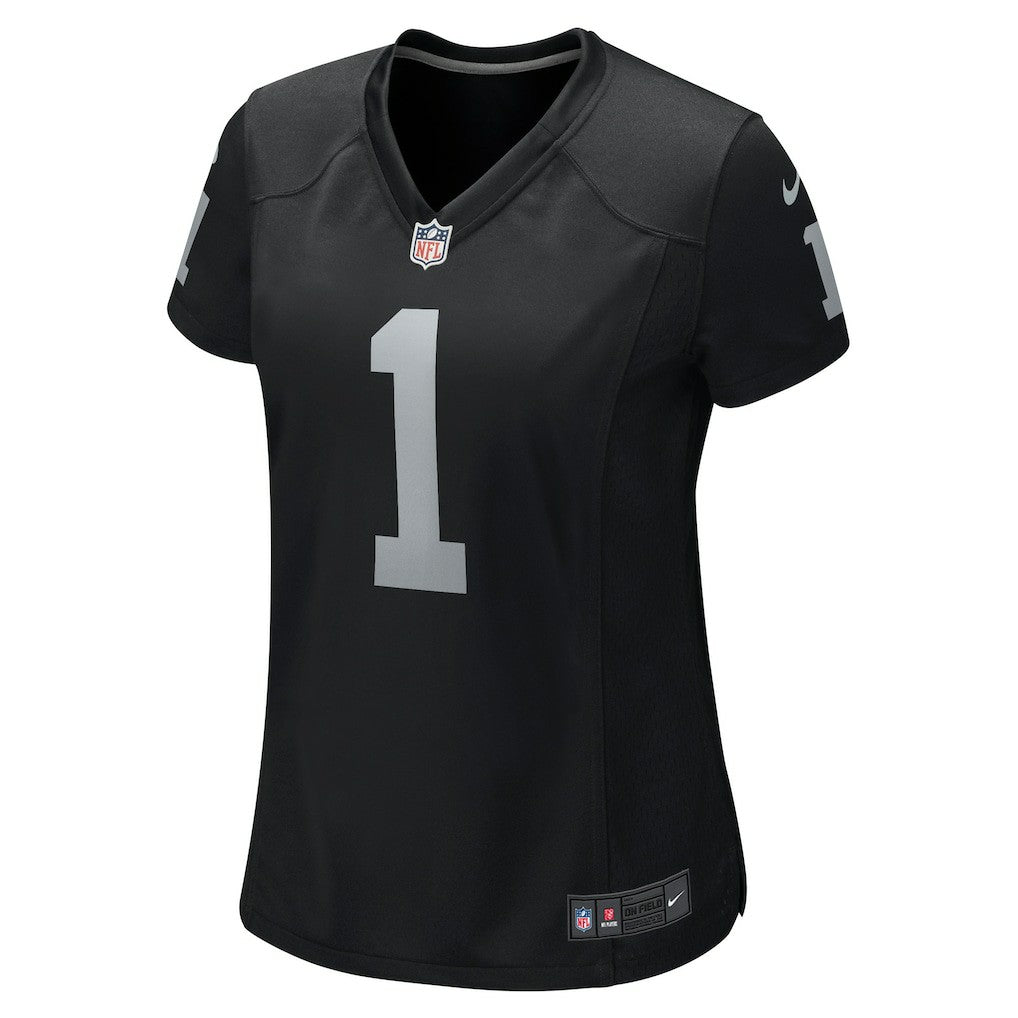 Number 1 Bride Las Vegas Raiders Women's Game Jersey Black