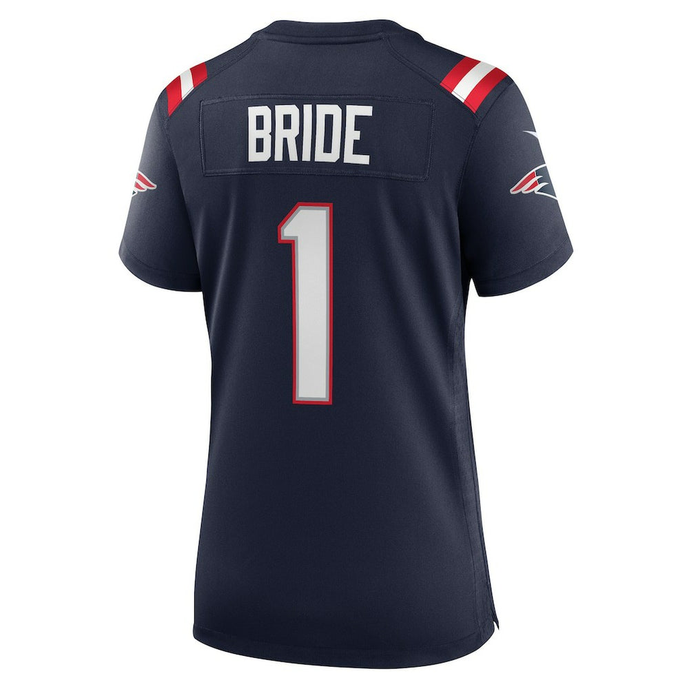 NFL Number 1 Bride New England Patriots Women's Game Jersey - Navy