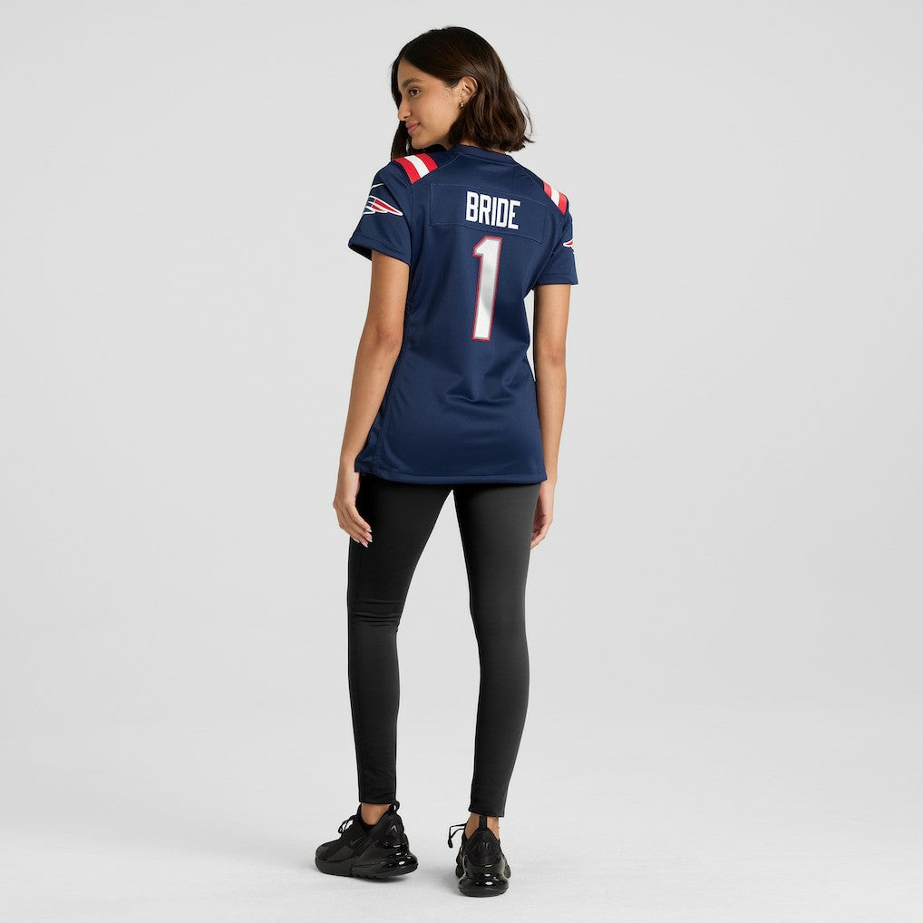 NFL Number 1 Bride New England Patriots Women's Game Jersey - Navy