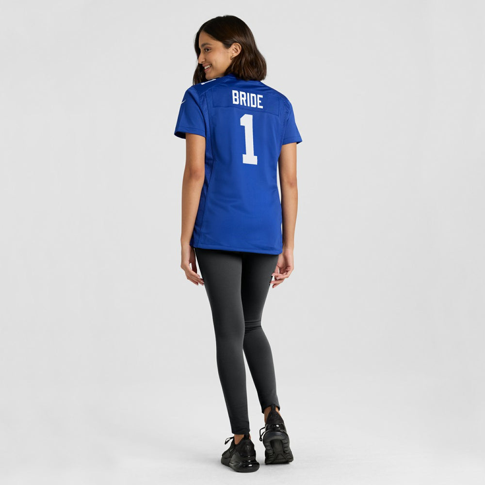Number 1 Bride New York Giants Women's Game Jersey Royal