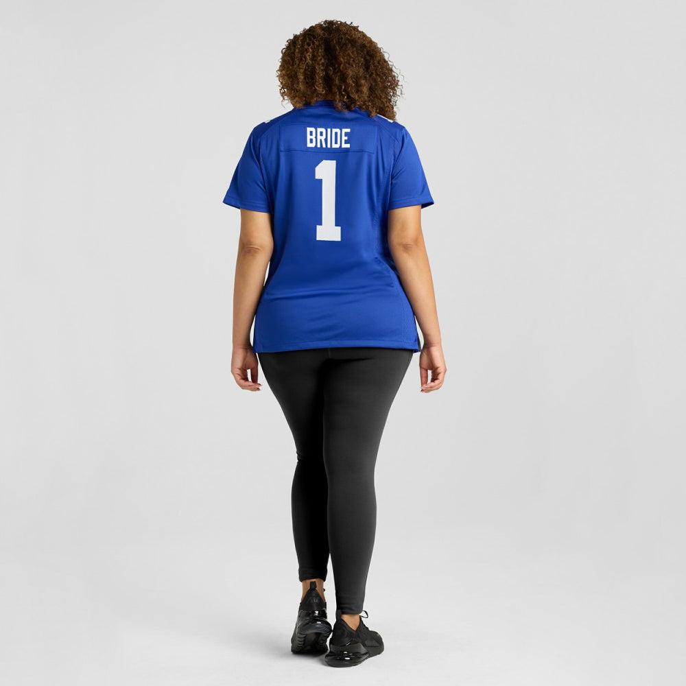 Number 1 Bride New York Giants Women's Game Jersey Royal