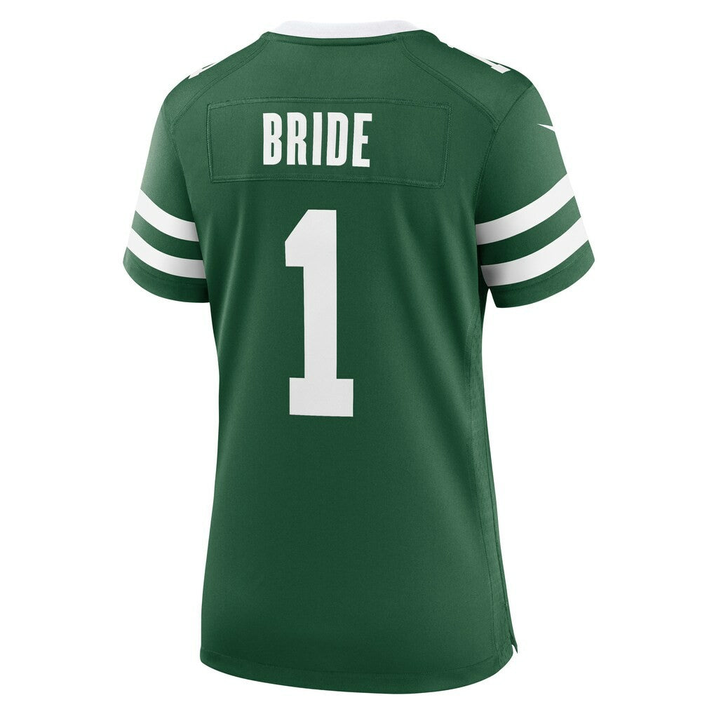 Number 1 Bride New York Jets Women's Game Jersey Legacy Green