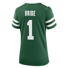 Number 1 Bride New York Jets Women's Game Jersey Legacy Green