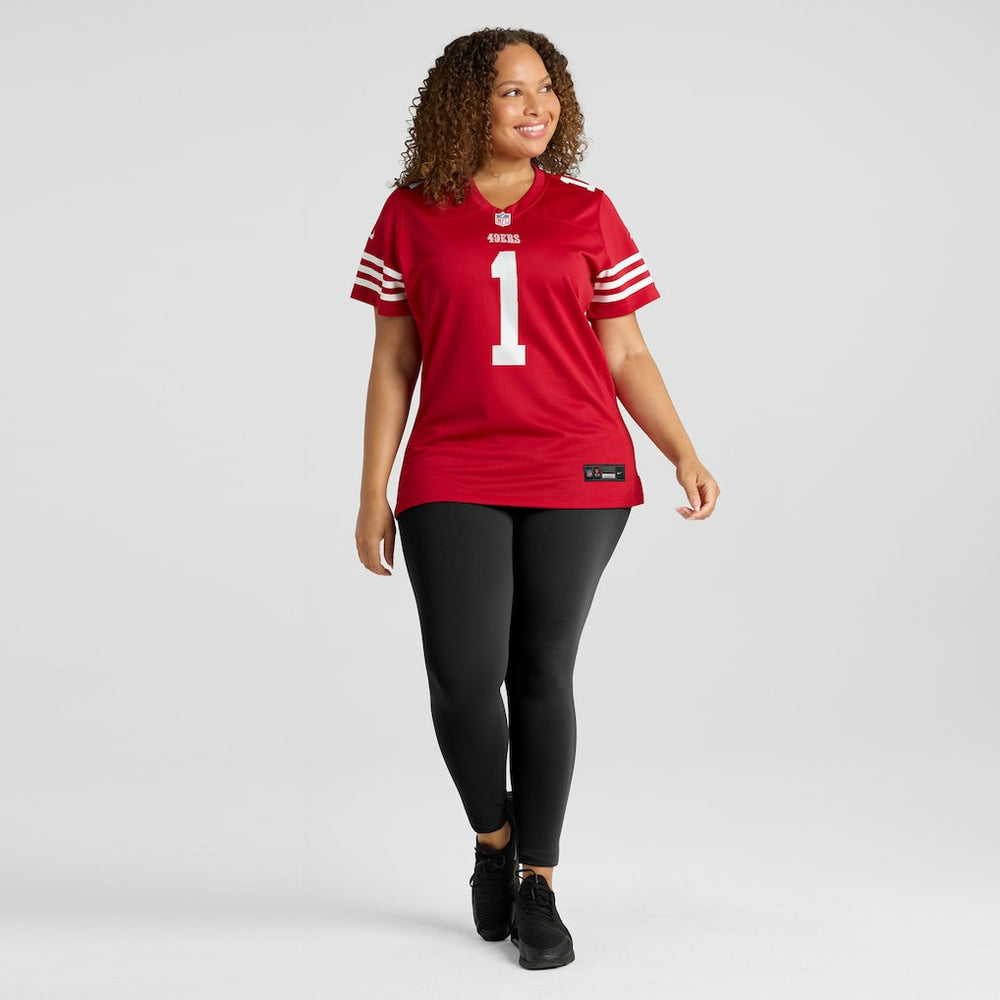 Number 1 Bride San Francisco 49ers Women's Game Jersey Scarlet