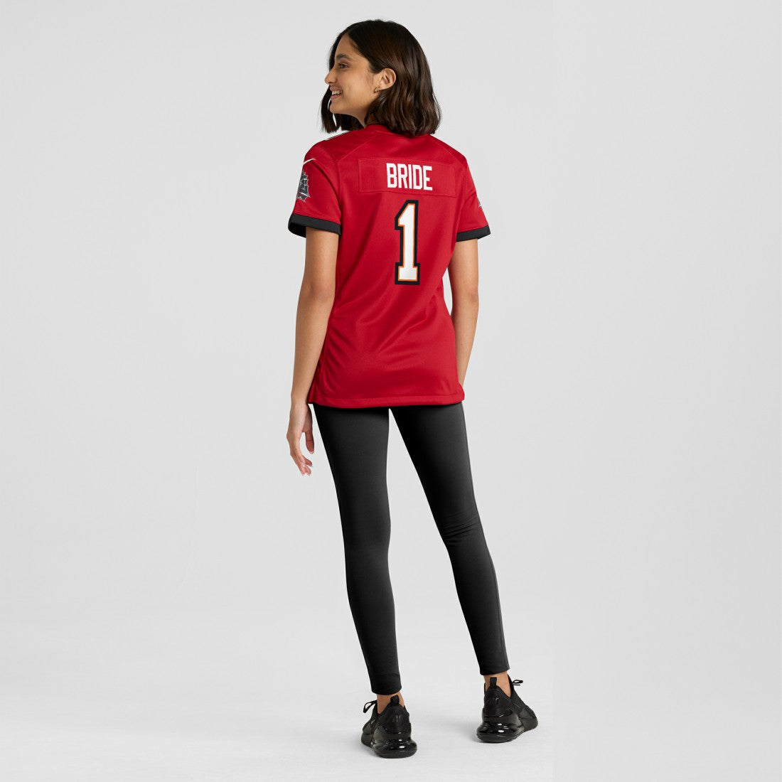 Number 1 Bride Tampa Bay Buccaneers Women's Game Jersey Red