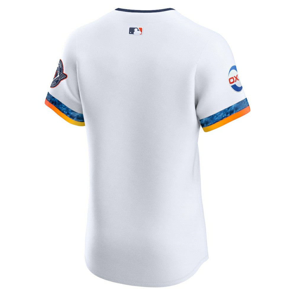 Houston Astros Nike 2025 City Connect Elite Jersey - White Jerseys