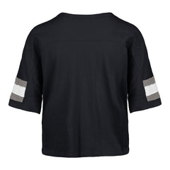 Dallas Cowboys '47 Women's Double Header Scout Cropped V-Neck T-Shirt Navy