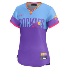 Colorado Rockies Nike Women's 2025 City Connect Limited Jersey - Purple/Light Blue Jerseys