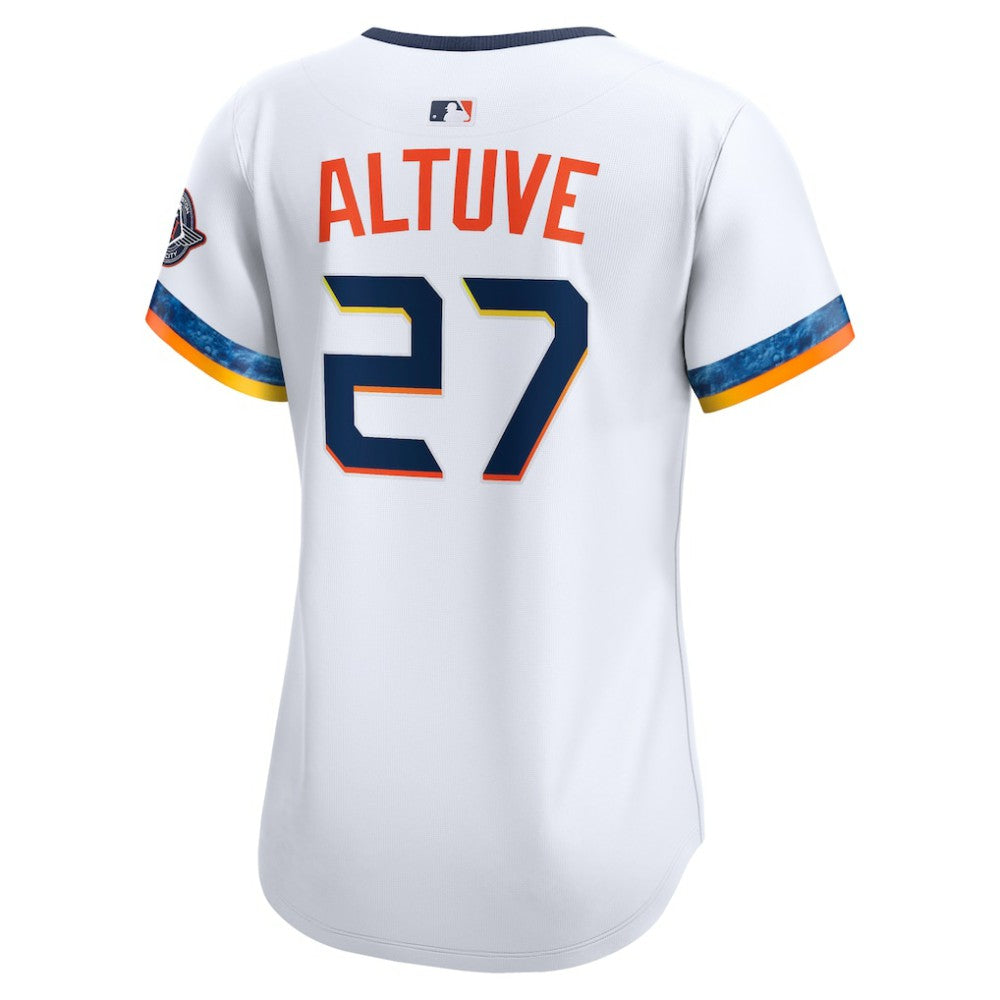 Jose Altuve Houston Astros Nike Women's 2025 City Connect Limited Jersey - White Jerseys