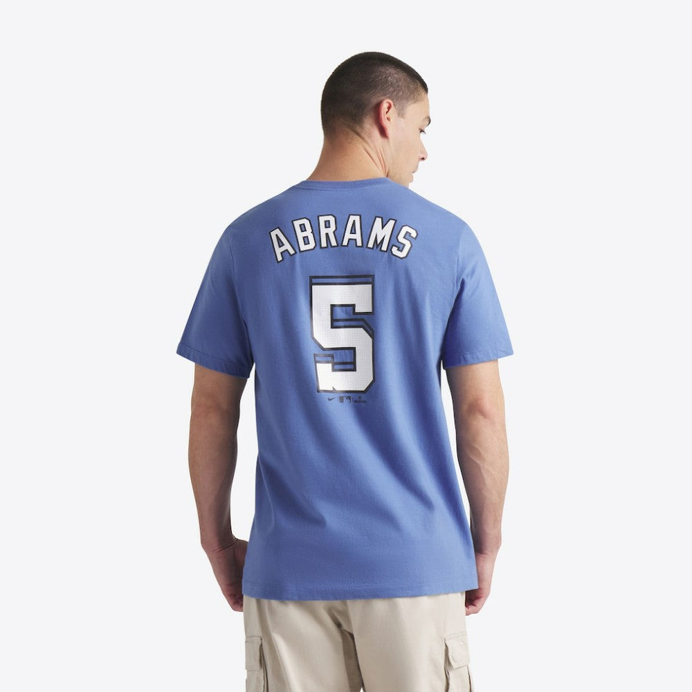 CJ Abrams Washington Nationals Nike 2025 City Connect Fuse Name & Number T-Shirt - Blue T-shirts