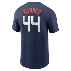 Yordan Alvarez Houston Astros Nike 2025 City Connect Fuse Name & Number T-Shirt - Navy T-shirts