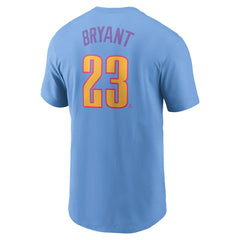 Kris Bryant Colorado Rockies Nike 2025 City Connect Fuse Name & Number T-Shirt - Light Blue T-shirts