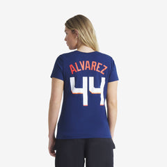 Yordan Alvarez Houston Astros Nike Women's 2025 City Connect Fuse Name & Number T-Shirt - Navy T-shirts
