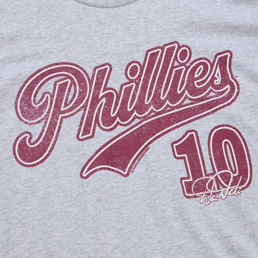 Darren Daulton Philadelphia Phillies Mitchell & Ness Cooperstown Collection Player T-Shirt - Heather Gray T-shirts