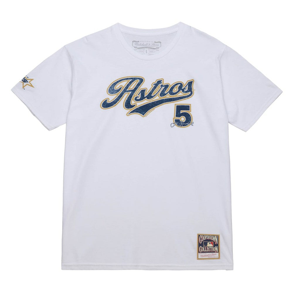 Jeff Bagwell Houston Astros Mitchell & Ness Cooperstown Collection Player T-Shirt - White T-shirts