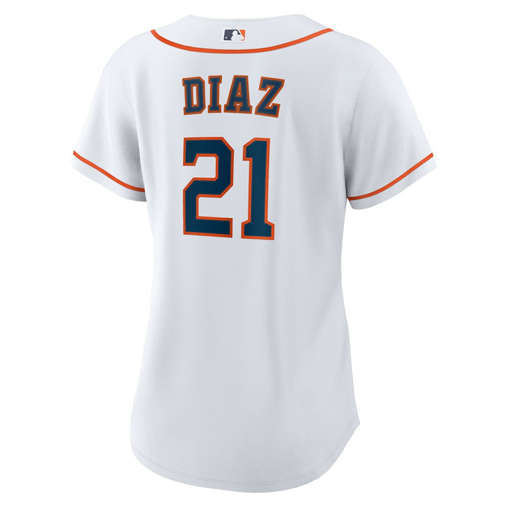 Yainer Diaz Houston Astros Nike Women's Home Replica Jersey  - White Jerseys
