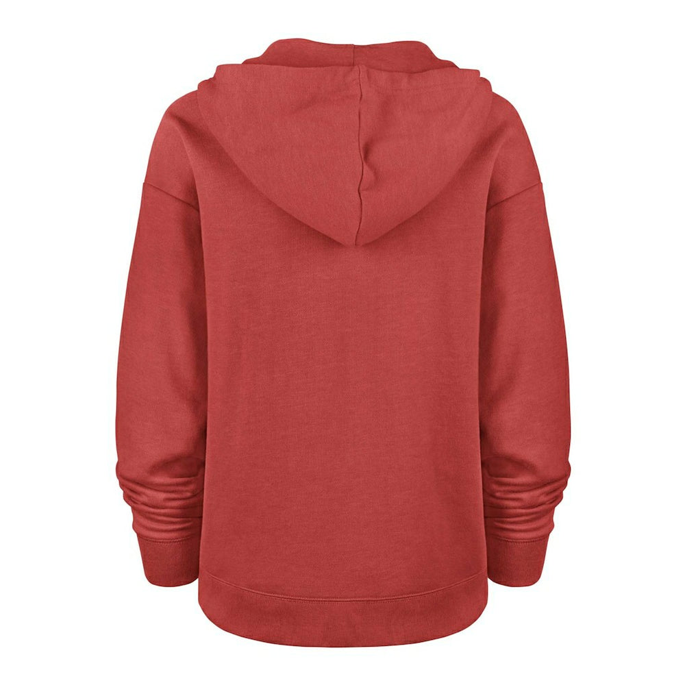 San Francisco 49ers '47 Women's Plus Size Clarity Kennedy Pullover Hoodie Scarlet