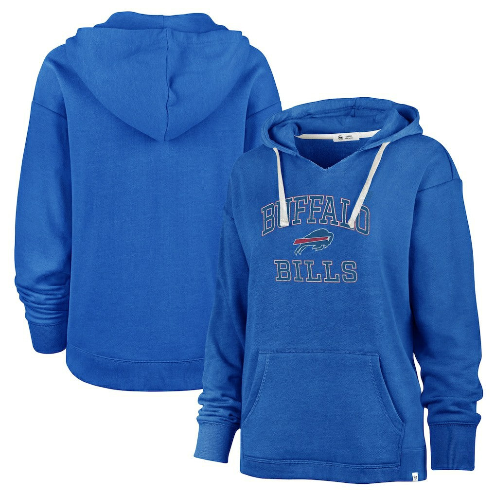 Buffalo Bills '47 Women's Plus Size Clarity Kennedy Pullover Hoodie Royal