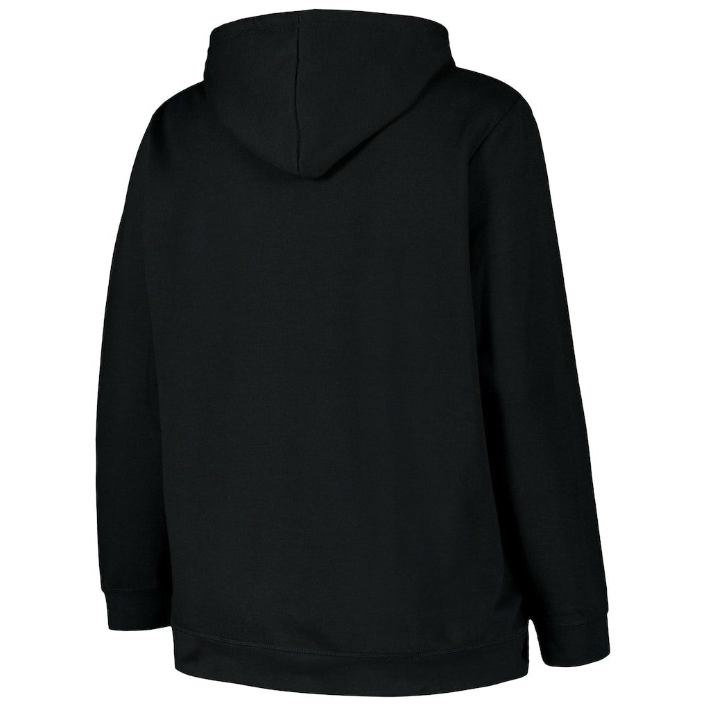 Cincinnati Bengals '47 Women's Plus Size Clarity Kennedy Pullover Hoodie Black