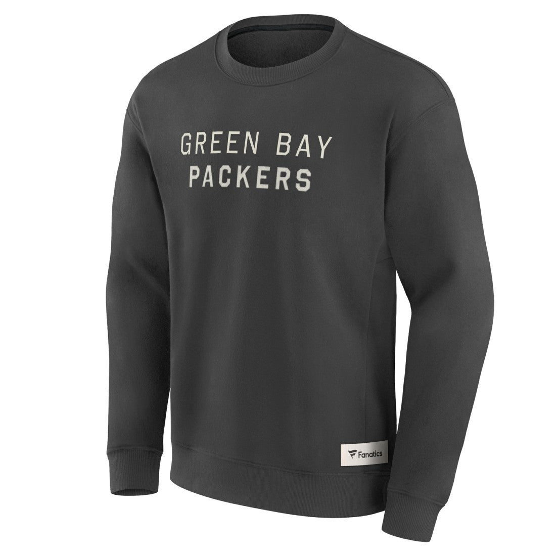 Green Bay Packers Elements Future Ground Lettering Pullover Sweatshirt Charcoal