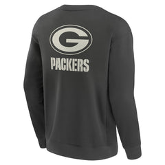 Green Bay Packers Elements Future Ground Lettering Pullover Sweatshirt Charcoal