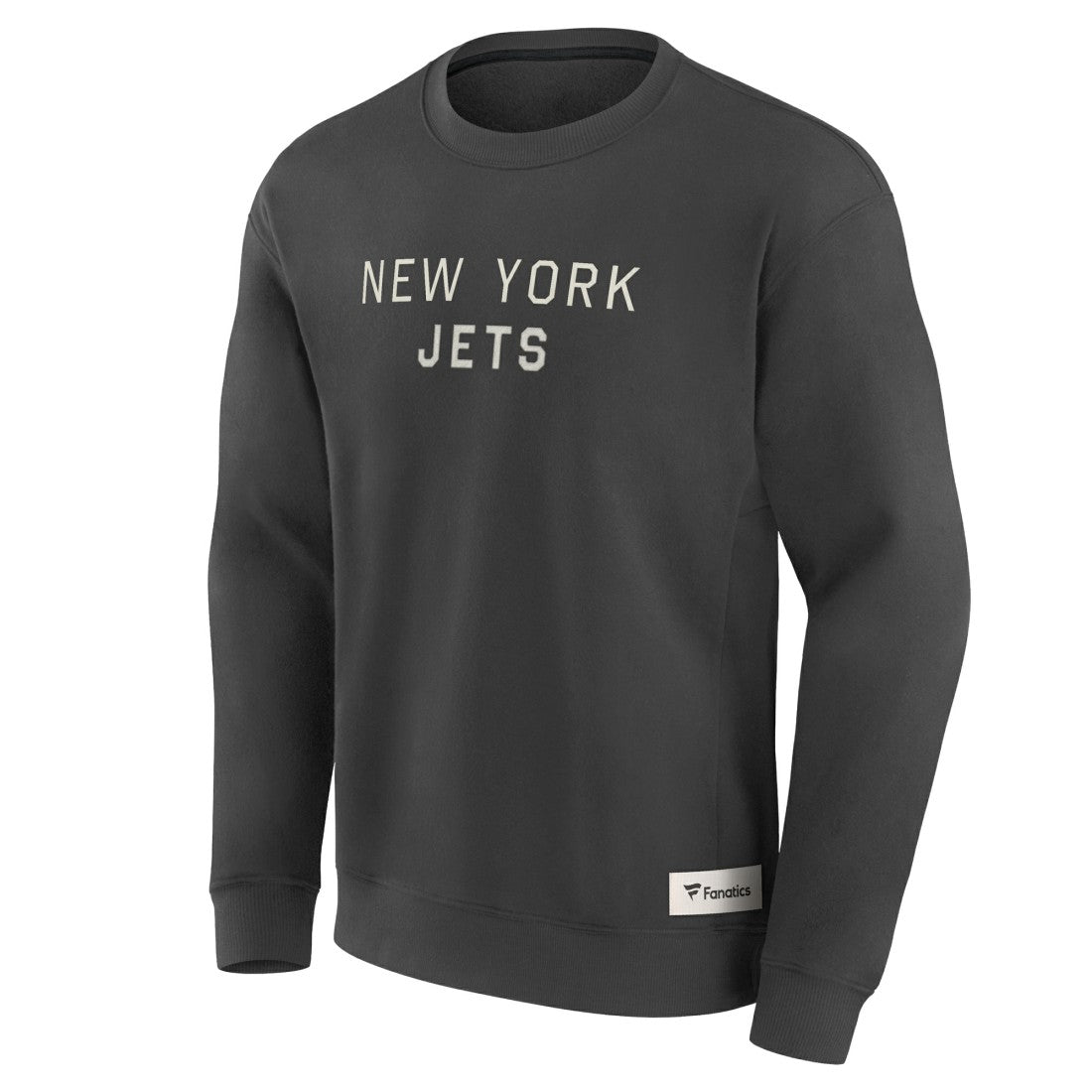 New York Jets Elements Future Ground Lettering Pullover Sweatshirt Charcoal