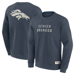 Denver Broncos Elements Future Ground Lettering Pullover Sweatshirt Navy