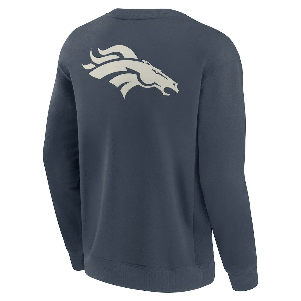 Denver Broncos Elements Future Ground Lettering Pullover Sweatshirt Navy