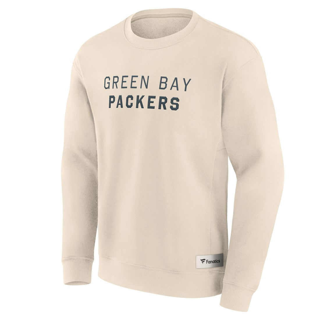 Green Bay Packers Elements Future Ground Lettering Pullover Sweatshirt Cream