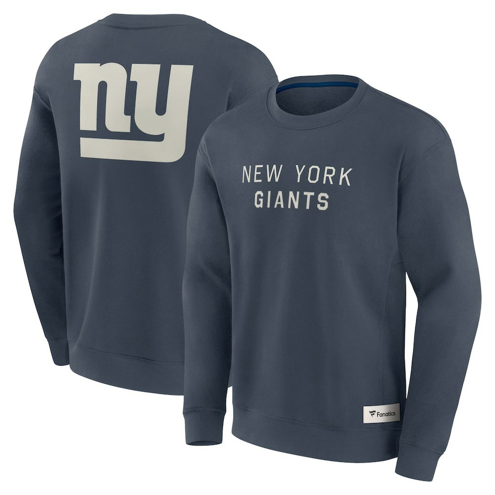 New York Giants Elements Future Ground Lettering Pullover Sweatshirt Navy