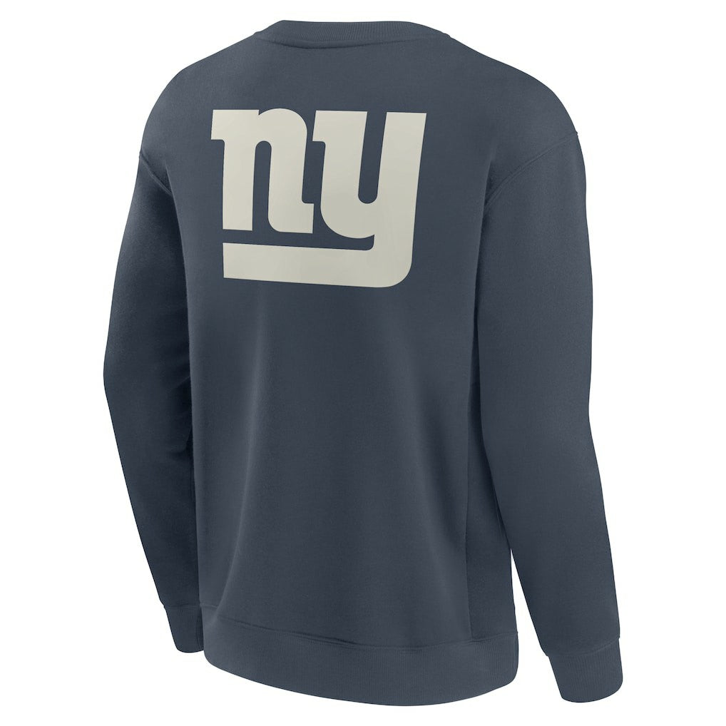 New York Giants Elements Future Ground Lettering Pullover Sweatshirt Navy