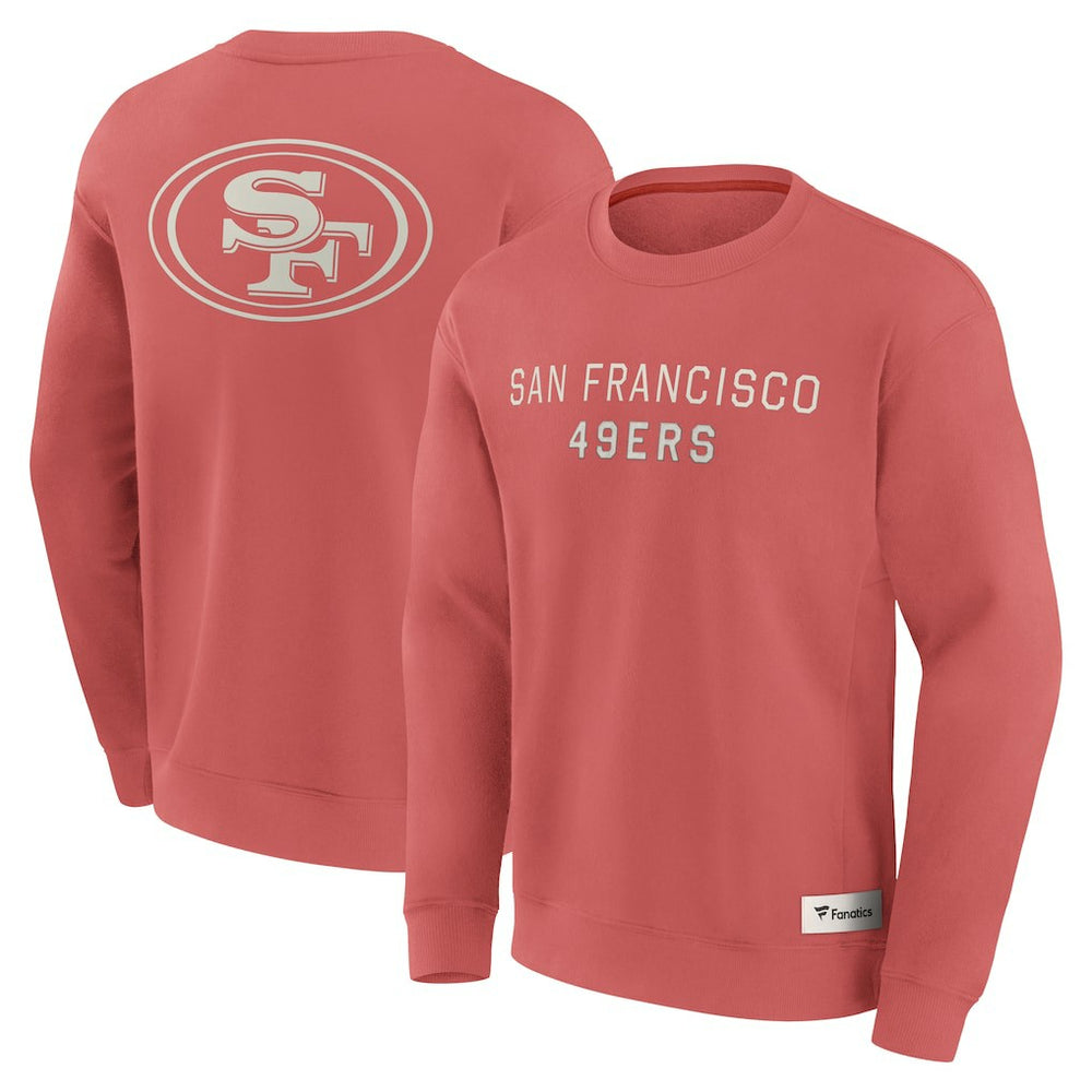 San Francisco 49ers Elements Future Ground Lettering Pullover Sweatshirt Red