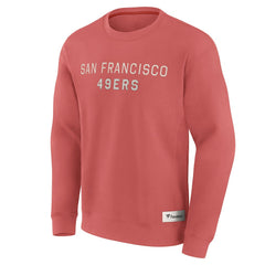San Francisco 49ers Elements Future Ground Lettering Pullover Sweatshirt Red