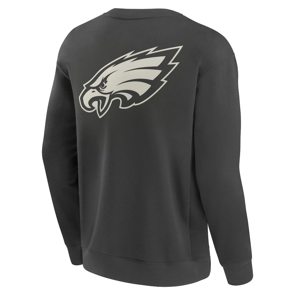 Philadelphia Eagles Elements Future Ground Lettering Pullover Sweatshirt Charcoal