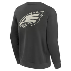 Philadelphia Eagles Elements Future Ground Lettering Pullover Sweatshirt Charcoal