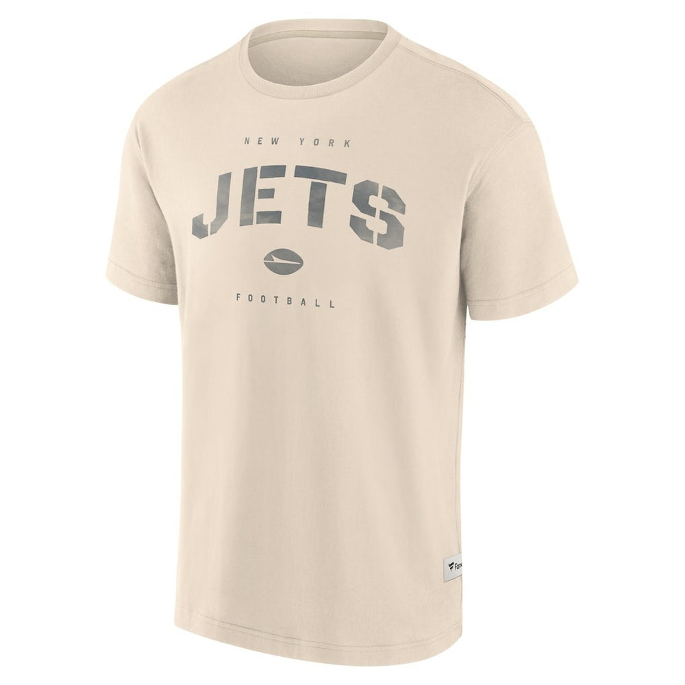 New York Jets Elements Weathered Tonal Future Ground T-Shirt Cream