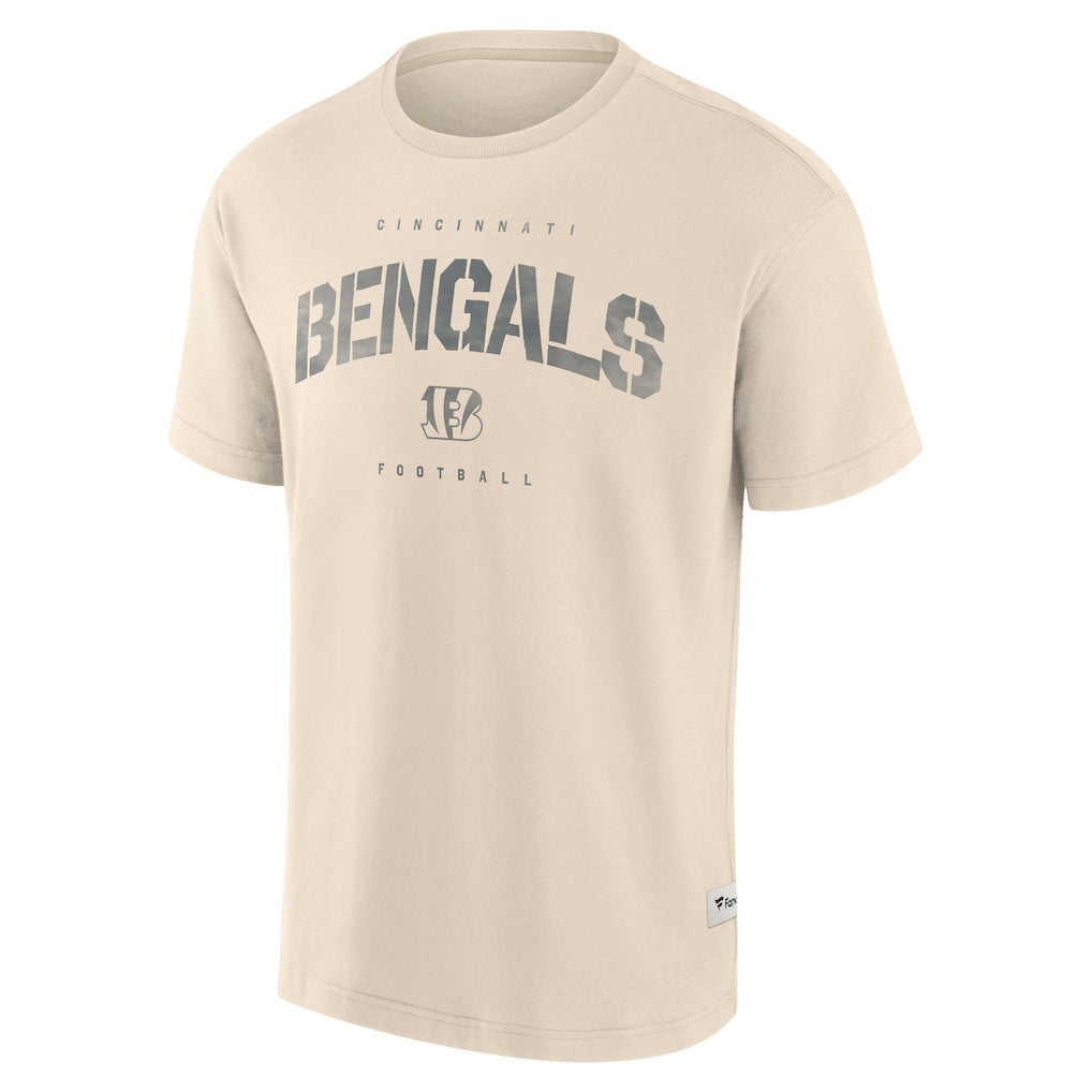 Cincinnati Bengals Elements Weathered Tonal Future Ground T-Shirt Cream