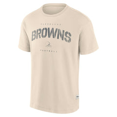 Cleveland Browns Elements Weathered Tonal Future Ground T-Shirt Cream