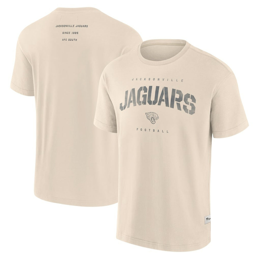 Jacksonville Jaguars Elements Weathered Tonal Future Ground T-Shirt Cream