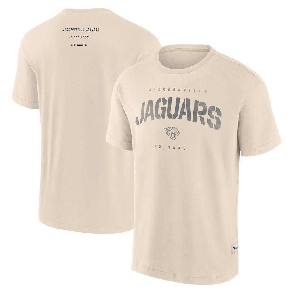 Jacksonville Jaguars Elements Weathered Tonal Future Ground T-Shirt Cream