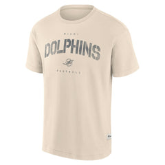 Miami Dolphins Elements Weathered Tonal Future Ground T-Shirt Cream