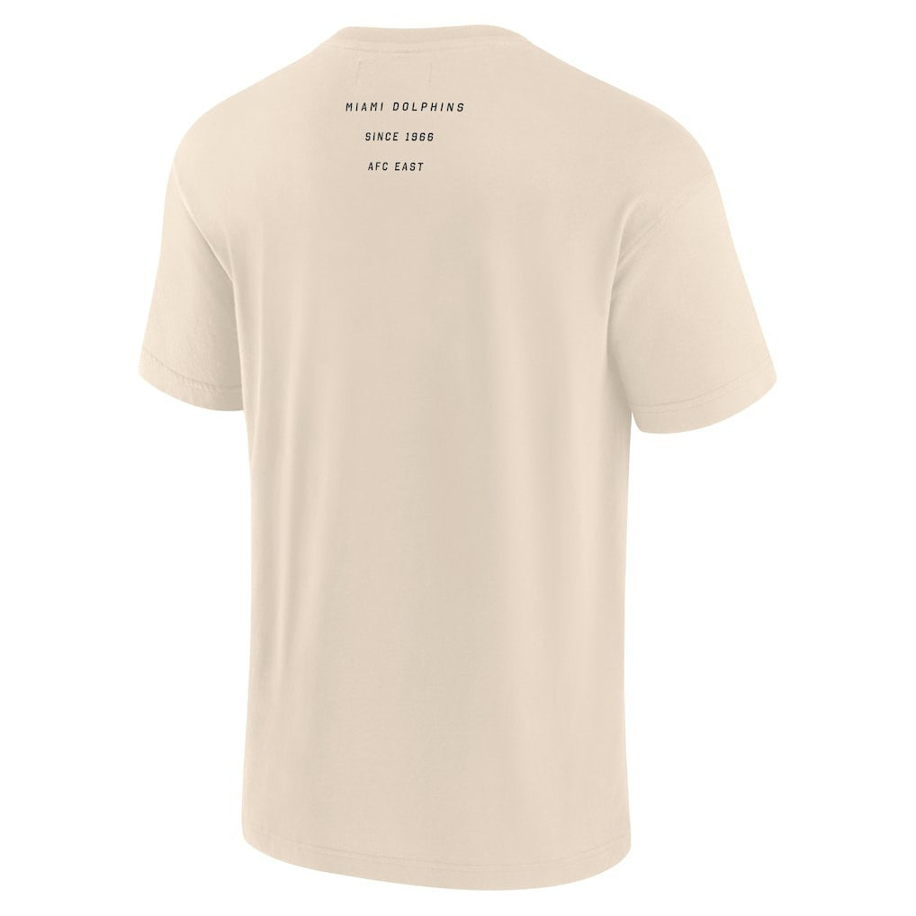 Miami Dolphins Elements Weathered Tonal Future Ground T-Shirt Cream