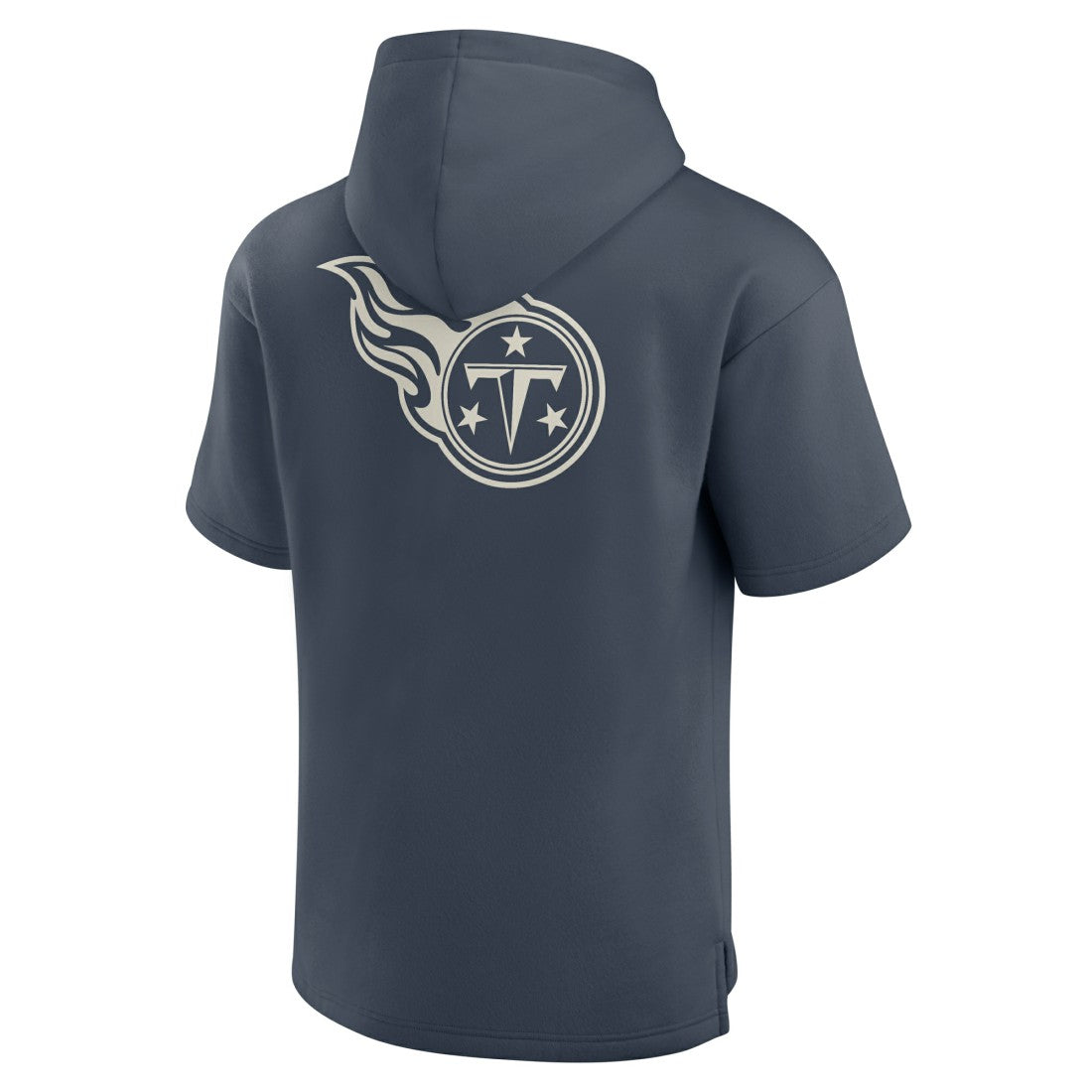 Tennessee Titans Elements Future Ground Lettering Short Sleeve Pullover Hoodie Navy