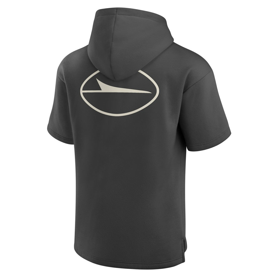 New York Jets Elements Future Ground Lettering Short Sleeve Pullover Hoodie Charcoal