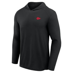 Kansas City Chiefs Front Office Power Mono Long Sleeve Hoodie T-Shirt Black