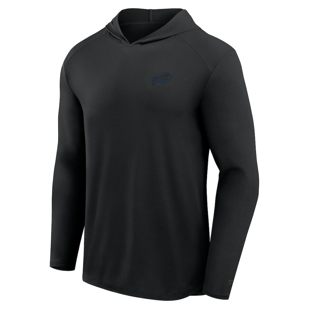 Buffalo Bills Front Office Power Mono Long Sleeve Hoodie T-Shirt Black