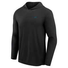 Philadelphia Eagles Front Office Power Mono Long Sleeve Hoodie T-Shirt Black