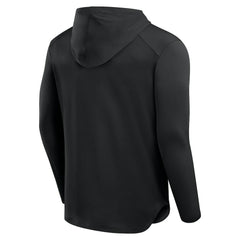 Las Vegas Raiders Front Office Power Mono Long Sleeve Hoodie T-Shirt Black