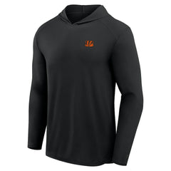 Cincinnati Bengals Front Office Power Mono Long Sleeve Hoodie T-Shirt Black