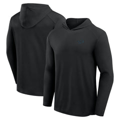Detroit Lions Front Office Power Mono Long Sleeve Hoodie T-Shirt Black